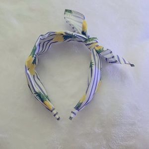 Claire’s striped pineapple headband